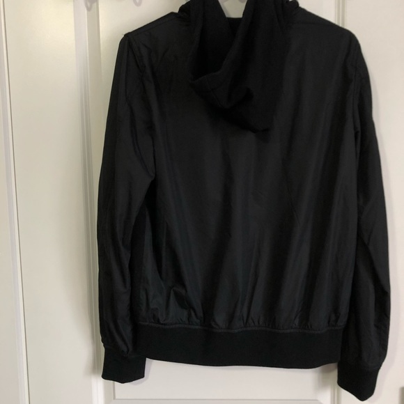 GARAGE BLACK “WINDBOMBER” JACKET - SIZE MEDIUM - Picture 3 of 4